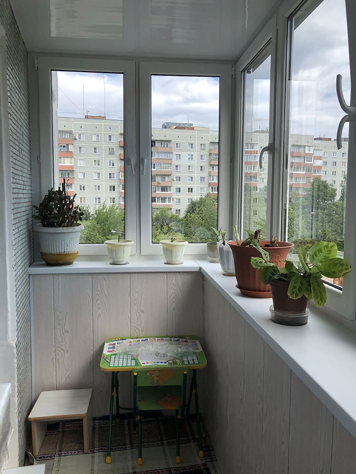 Остекление балконов Дзержинского, 52