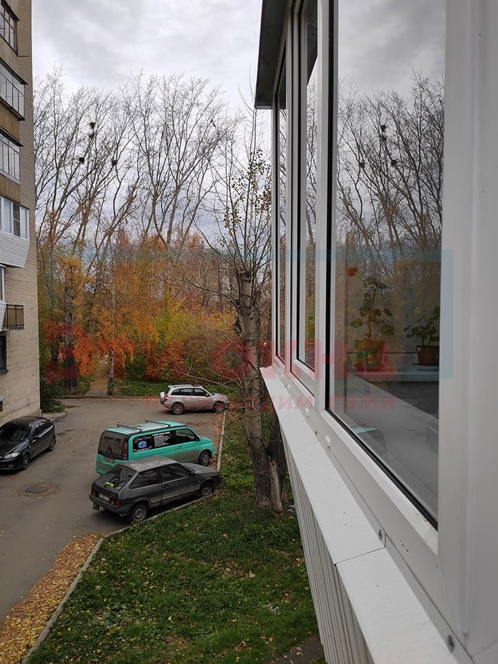 Остекление балкона от компании Эти Окна по адресу Набережная, 65