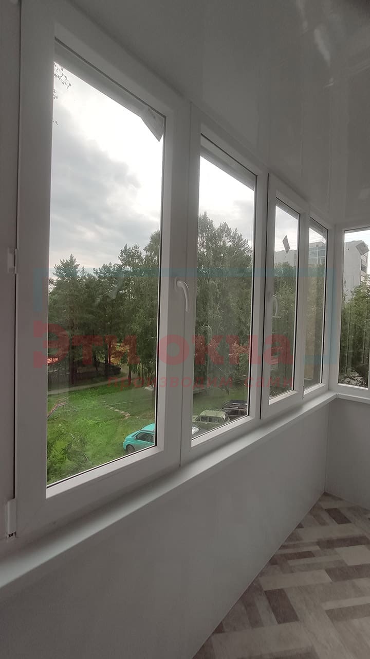 Внутренняя отделка балкона под ключ по адресу Луначарского, 1