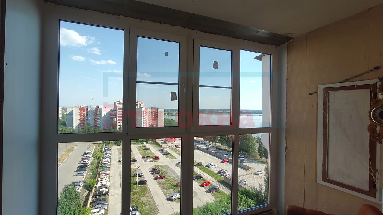 Остекление балкона от компании Эти Окна по адресу Гайдара, 16