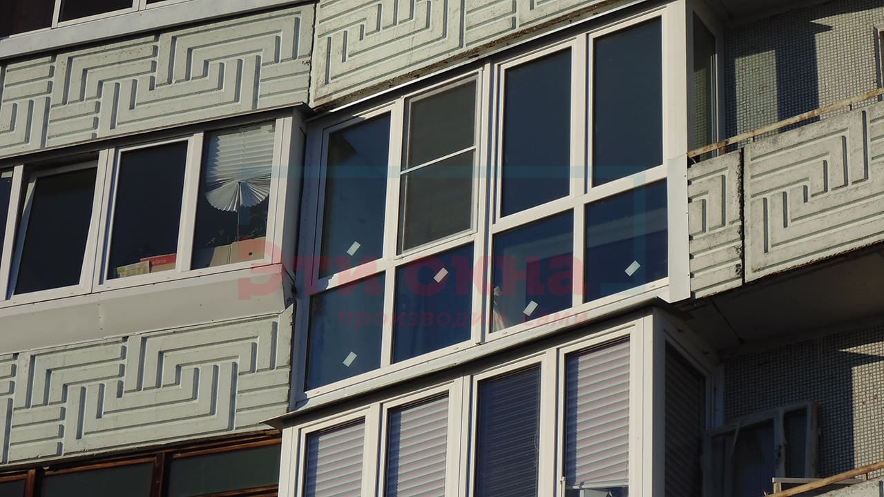 Остекление балкона от компании Эти Окна по адресу Гайдара, 22