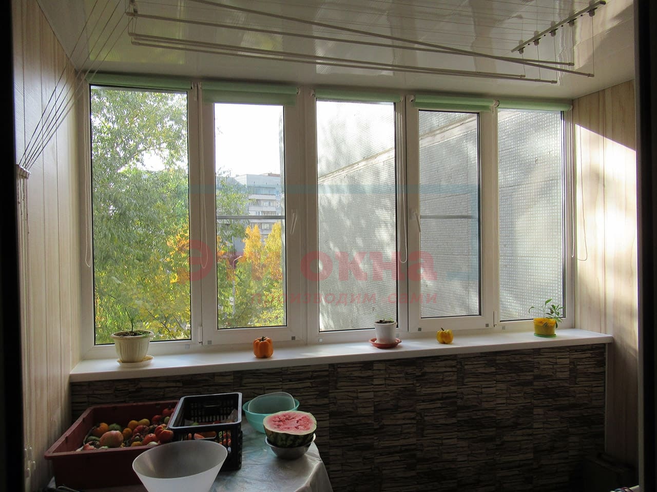 Остекление балкона от компании Эти Окна по адресу Дзержинского, 50