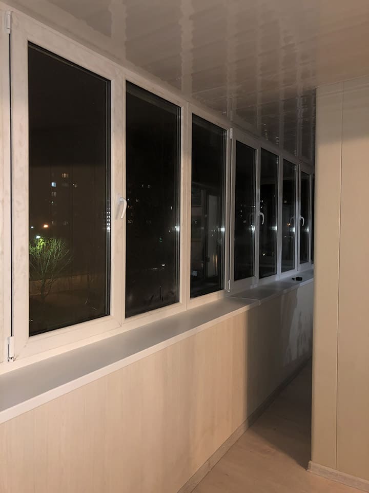 Остекление балконов Дзержинского, 53