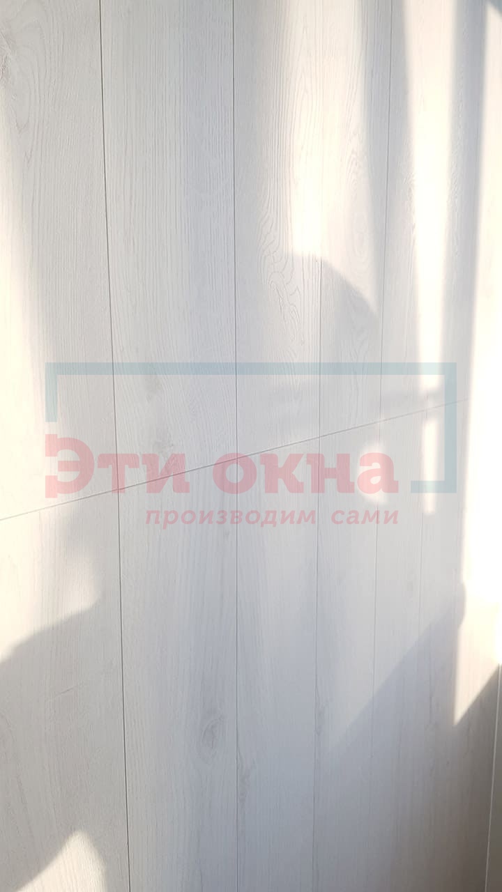 Внутренняя отделка балкона под ключ по адресу Дзержинского
