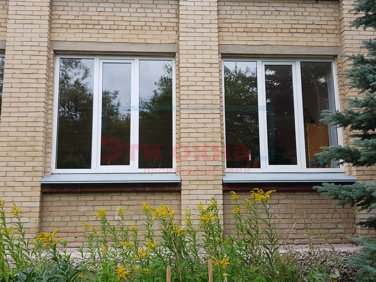 Пластиковые окна в Челябинске от компании Эти Окна на объекте Школа №38