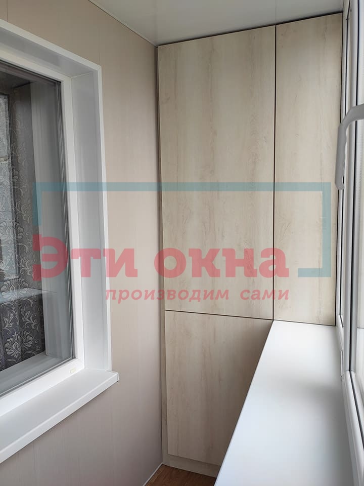 Внутренняя отделка балкона под ключ по адресу Гайдара, 11