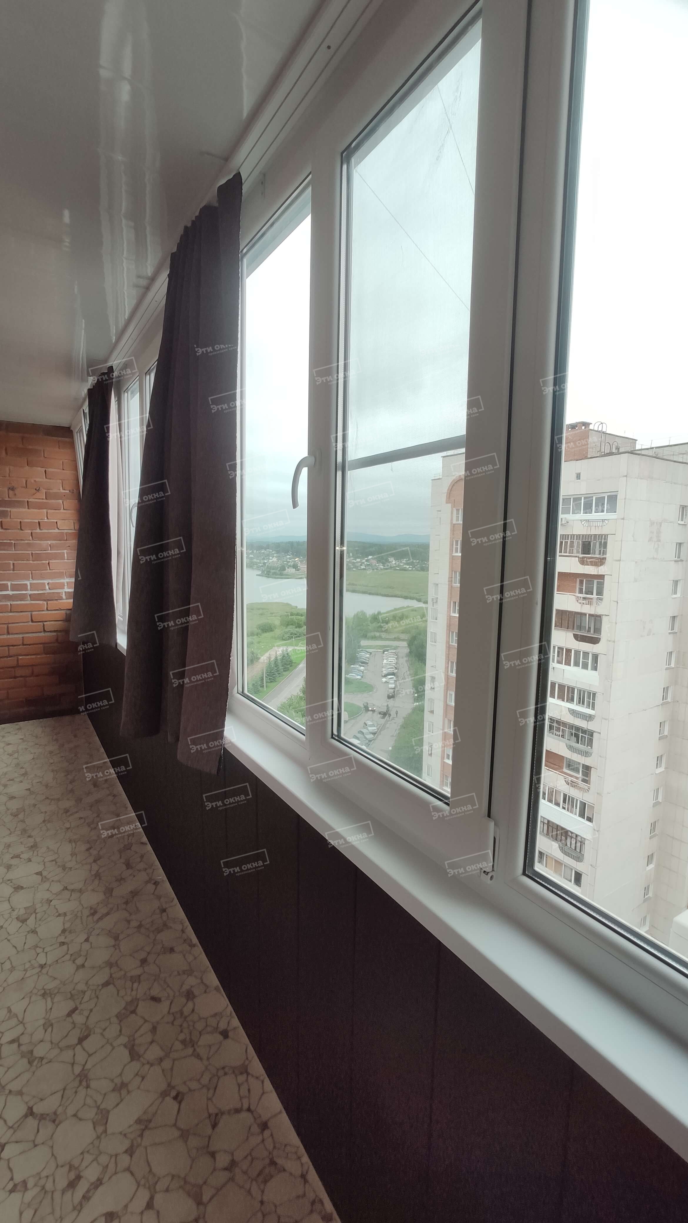 Внутренняя отделка балкона под ключ от компании Эти Окна по адресу Гайдара, 28-71
