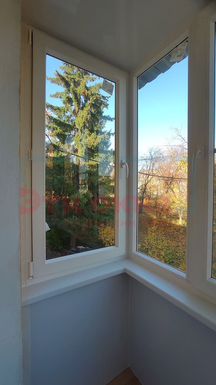 Остекление балкона от компании Эти Окна по адресу Пушкина, 24