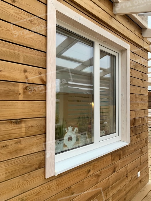 Компания Эти Окна выполнила Остекление деревянного дома